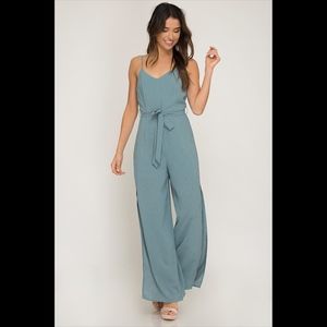 Woven Cami Jumpsuit